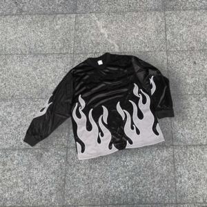 Camisetas de Manga Larga Extra Grandes para Hombre, Estilo Urbano, Personalizadas con Serigrafía de 280g - Product Image 4