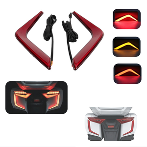 Pour Honda <span class=keywords><strong>Gold</strong></span> <span class=keywords><strong>Wing</strong></span> <span class=keywords><strong>GL</strong></span> <span class=keywords><strong>1800</strong></span> F6B Goldwing GL1800 18-21 moto clignotant LED arrière sacoche Accents lumières décoratives - Product Image 1