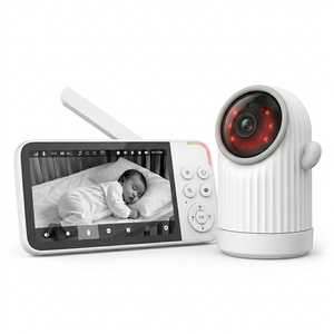 KT562H 2.4GHz Non-WiFi Video Baby Monitor 5 Inch <b>IPS</b> 720P HD Screen with 5000mAh Battery PTZ <b>Camera</b> 1000ft Range - Product Image 1