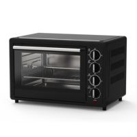 Four électrique multifonctionnel, friteuse à air et rôtissoire vapeur pour rôtir la viande, griller le pain et cuire la pizza