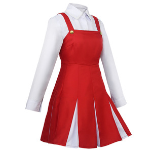 Disfraz de Eri, Camisa Roja y Blanca con Diadema de Cuernos, Disfraz para Actuaciones en Escenario para Mujeres Adultas - Product Image 2