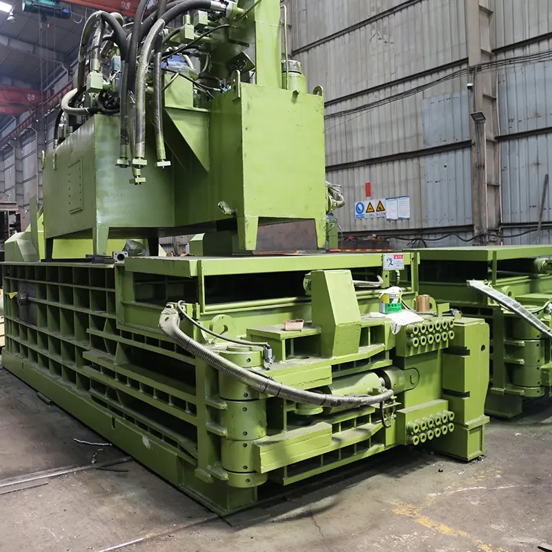 YJ-500 ton paslanmaz çelik kaplan briketleme makinesi alüminyum alaşım yüksek yoğunluklu pamuk gevşek paketleme makinesi