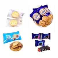 Machine d'emballage horizontale certifiée CE pour biscuits, emballage coussin, pour plusieurs types de biscuits