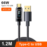 Tren kabel Data telepon pengisian cepat kabel kepang USB tipe-c 100W PD 27W untuk penggunaan komputer Printer