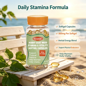Capsules de Gélules Molles Stamina & Vitality – Extrait d'Herbe de Chèvre Cornée – Complément Herbal pour Soutenir l'Endurance Physique et la Vitalité Quotidienne des Hommes - Product Image 2