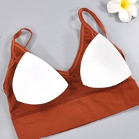 Nouveau soutien-gorge de sport de course à pied en gros femmes coussinets intégrés soutien-gorge d'exercice d'entraînement femme Sport Yoga
