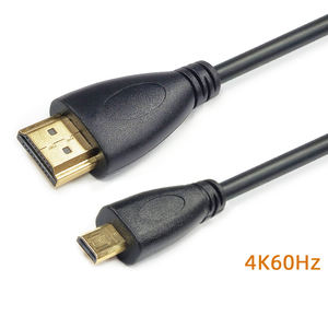 Raspberry <span class=keywords><strong>Pi</strong></span> 4B Micro HDMI naar HDMI Videokabel Ondersteuning 4K Adapter Snoer voor Tablet HDTV Android 0,5m tot 5m - Product Image 1