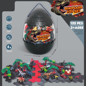 Novedad 2025: Juego de 122 Figuras de Dinosaurios Educativas con Huevos de Dinosaurios Grandes y Rompecabezas, Juguetes de Dinosaurios para Niños - Product Image 6