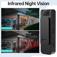 Kamera CCTV Mini 130 Derajat Tanpa WiFi Harga Murah, Bodycam Keamanan, Kamera Mini yang Dipakai di Tubuh untuk Rekaman Video di Dada