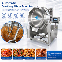 Marmite de cuisson automatique industrielle avec mélangeur, à chaudière à vapeur, à huile thermique et à gaz/électrique, personnalisable, 14 ans d'expérience en usine