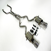Échappement Catback pour BMW M3 E90 E92 4.0L en acier inoxydable, tuyau d'échappement Valvetronic, silencieux