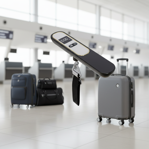 Nouvelle promotion mode : Pèse-bagages numérique portable en acier inoxydable pour <span class=keywords><strong>valise</strong></span> de voyage, 50 kg - Product Image 5