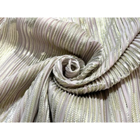 Nouveau tissu métallique respirant de poids moyen en spandex pour robes, vêtements de danse et accessoires de costumes
