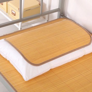Taie d'oreiller en fibre de bambou, tapis rafraîchissant rectangulaire pour usage domestique, couleur unie blanche, matériau en soie glacée, qualité supérieure - Product Image 3