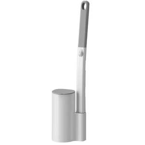 Spazzola per <span class=keywords><strong>WC</strong></span> in Plastica Usa e Getta con Supporto a Parete, Testine Sostituibili per una <span class=keywords><strong>Pulizia</strong></span> Completa e Conveniente - Product Image 3