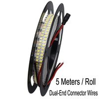 Bandes LED sous-meuble 480 LED/m Double rangée 2835 Ruban 12V 24V Ultra Lumineux Éclairage de plinthe de cuisine Certifié CE