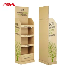 Super Market Display Box With Custom Logo Cardboard Paper Counter Gift Top Display Box For Promotion