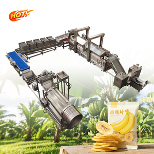 Ligne de production semi-automatique de chips de banane à économie d'énergie avec acier inoxydable 304 pour les chips de banane frites et les collations - Product Image 6
