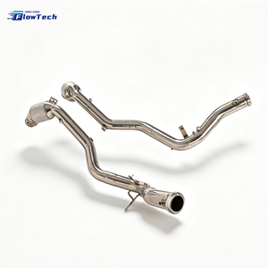 Downpipe de course haute performance pour Mercedes Benz G500 W464 G550 M176 4.0T V8 en acier inoxydable 304, fixation directe, Euro 5, 200 cellules - Product Image 2