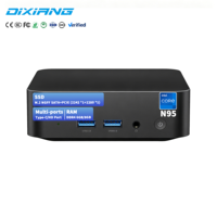 Mini Computadora de Escritorio Nueva Personalizada al por Mayor, N95 Integrada con DDR4 8G, Mini PC de Cuatro Núcleos en Oferta para Juegos y Negocios