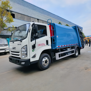 Camion de ramassage des déchets urbains JMC 4x2 7CBM, camion compacteur de déchets municipaux à vendre - Product Image 1
