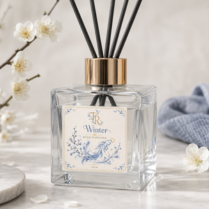 Luxury Four Seasons Glass <b>Reed</b> <b>Diffuser</b> Set 150ml For Modern Home Decor Wholesale Private Label Premium Seasonal Bundle Set - Product Image 3