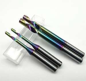 Fraise à bout colorée 2025, fraise à bout colorée en aluminium avec revêtement coloré, fraise à rainure droite colorée - Product Image 4