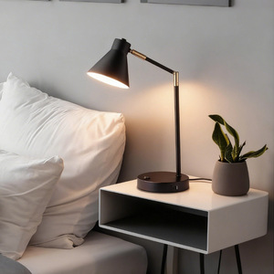 Modern Desk <b>Lamp</b> Touch Control E27 LED Flexible Neck Table <b>Lamp</b> For Study Reading Work Bedroom <b>Office</b> Use - Product Image 3