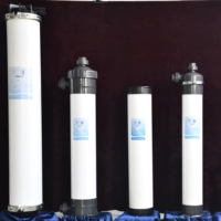 Module de filtration de purification par ultrafiltration et nanofiltration en céramique, membrane UF à fibres creuses PVDF PAN 4040 8040, vente en gros