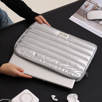 Nouveau Portable 13.3 pouces 14 pouces sac d'ordinateur doux matelassé sac d'ordinateur portable en tissu