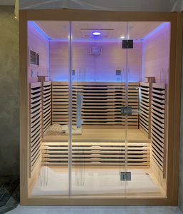 Sauna halo terapi garam lampu merah sauna inframerah ruang uap luar ruangan sauna uap wasmo uap unit rumah terapi ruang garam