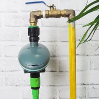 Minuterie de robinet de tuyau programmable de sortie en gros Minuterie d'eau d'irrigation en plastique vert et en métal pour le jardin