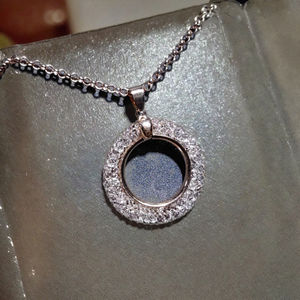 Pendientes de gota geométricos ovalados de alta calidad, <span class=keywords><strong>Swarovski</strong></span>-circón triturado, chapado en oro rosa, conjunto de moda, regalo de Boda nupcial de latón - Product Image 5