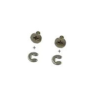 Vis pour consoles 3DS, 3DS XL, 3DS LL, 2DS, couvercles de vis et kit de réparation de coque arrière, pièces de rechange pour Nintendo 3DS