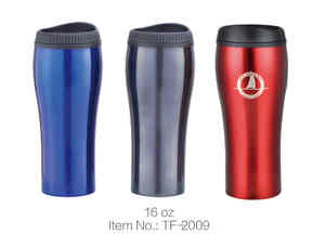 Nueva Botella de Agua Portátil para Auto con Aislamiento al Vacío, Interior de Plástico, Exterior de Acero, Ecológica, Publicitaria, de Gran Tamaño, con Botón de Presión - Product Image 2