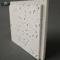 Faux Plafonds 60X60 Plafond en coton minéral Plafond acoustique Dalle Plafond Para Techos Panneaux de plafond acoustiques suspendus