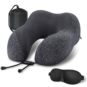 Slow Rebound <strong>Travel</strong> <strong>Pillow</strong> 3in1 Portable and <strong>Easy</strong> to Store Memory Foam Filled Neck Support Aircraft <strong>Travel</strong> U-Shaped <strong>Pillow</strong> - Product Image 5