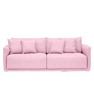Sofás Modernos de Estilo Urbano para Sala de Estar, Sofá de Tela Beige de 2 Plazas para Sala de Estar - Product Image 3