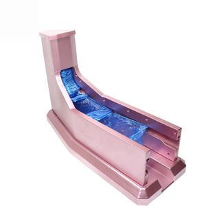 מתקן אוטומטי לכיסויי נעליים חד פעמיים, ידידותי לסביבה, ללא צורך בחשמל (50 יחידות, אדום ורוד, אביזרי ניקיון ביתיים) - Product Image 1