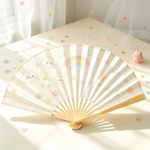 Abanico Plegable Portátil de Bambú para Bodas y Playa, con Logotipo Personalizado, Ideal para Recuerdos de Fiesta Nupcial, Precio de Fábrica BSBH, Gran Venta - Product Image 2