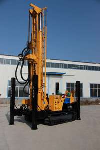Foreuse hydraulique à <span class=keywords><strong>diamant</strong></span> pour l'exploration de roches et de minerais, et le forage de puits d'eau, avec compresseur d'air - Product Image 2
