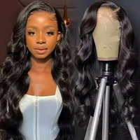 Perruque Pixie Cut en gros, perruque sans colle en cheveux humains naturels, prête à porter, perruque en cheveux humains bruts birmans pour femmes