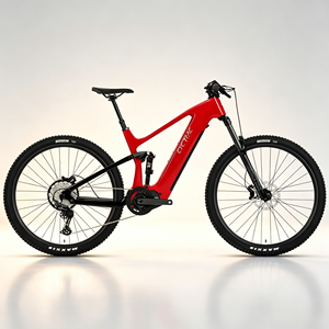 Bicicletta Elettrica da Montagna Full Suspension in Fibra di Carbonio con Motore Centrale Bafang M560 500W, 12 Velocità, Batteria 720Wh a Lunga Autonomia - Product Image 3