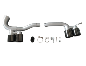 Kit carrozzeria per BMW <span class=keywords><strong>serie</strong></span> <span class=keywords><strong>4</strong></span> F32 F33 F36 modificato per paraurti anteriore M4, paraurti posteriore, gonna laterale, quattro bordi di scarico grandi - Product Image 5