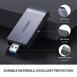 Lector de Tarjetas SD UGREEN, Adaptador de Tarjeta de Memoria Flash Multifunción 4 en 1 con Puerto USB 3.0 para TF, SD, MS y CF - Product Image 2