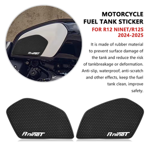Pour <span class=keywords><strong>BMW</strong></span> R12 NineT2024 R12 NINET R12S 2025 réservoir de carburant protecteur autocollant <span class=keywords><strong>moto</strong></span> autocollant antidérapant autocollant poisson os patchs - Product Image 4
