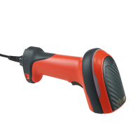 Lector de Códigos QR Portátil IP67, Escáner Industrial con Cable, Escáner de Códigos de Barras 2D
