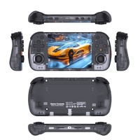 Consola de Juegos Retro Portátil 2026 R36H Promax de Aleación de Aluminio CNC RK3356 Linux HD con Pantalla Grande