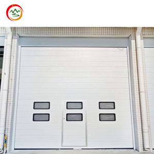 <span class=keywords><strong>Porte</strong></span> basculante d'entrepôt vertical sectionnel industriel de conception moderne coulissement automatique coupe-vent en polymère pour ascenseur d'usine - Product Image 6