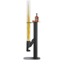 Chauffe-terrasse portable sans fumée en acier inoxydable à granulés avec tube en verre pour le camping et le jardin en toutes saisons (vente en gros)